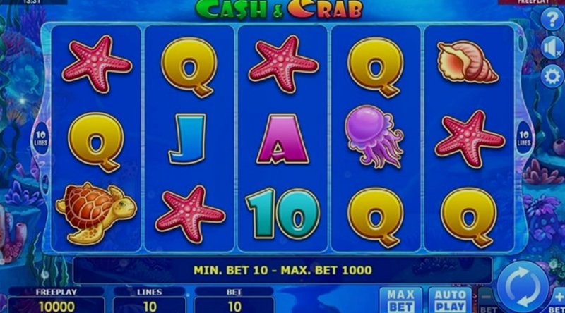 Play Cash & Crab by Amatic at 1Win Casino