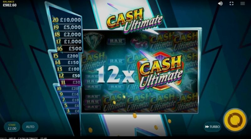 Play Cash Ultimate by Redtiger at 1Win Casino