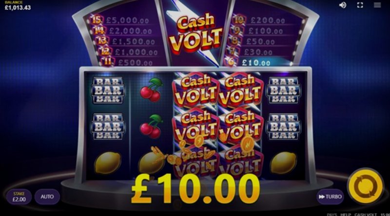 Play Cash Volt by Red Tiger at 1Win Casino