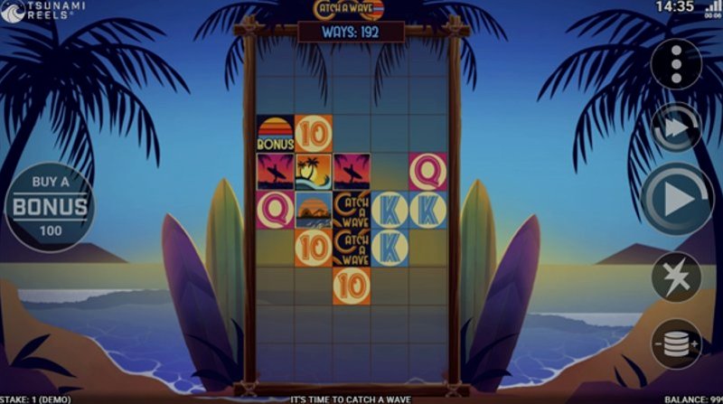 Play Catch A Wave with Tsunami Reels by Rogue at 1Win Casino