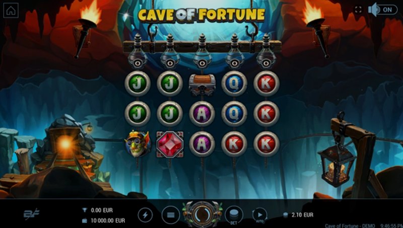 Play Cave Of Fortune by Bf Games at 1Win Casino