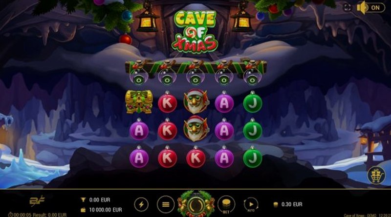 Play Cave Of Xmas by Bf Games at 1Win Casino