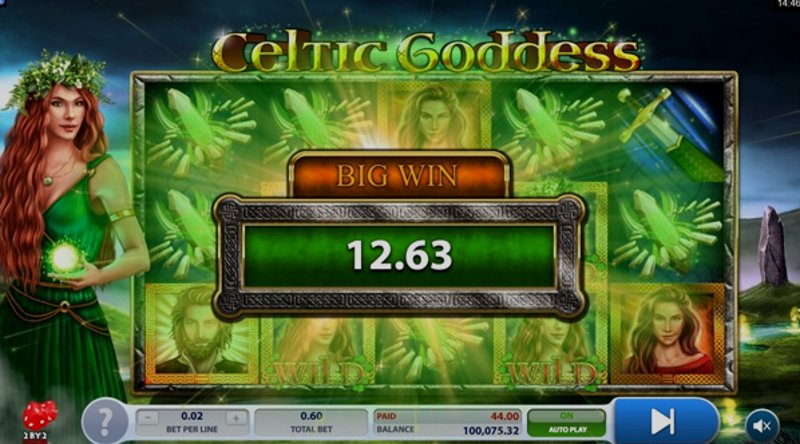 Play Celtic Goddess by Games Global at 1Win Casino