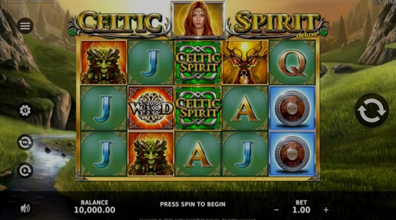 Play Celtic Spirit Deluxe by Stakelogic at 1Win Casino