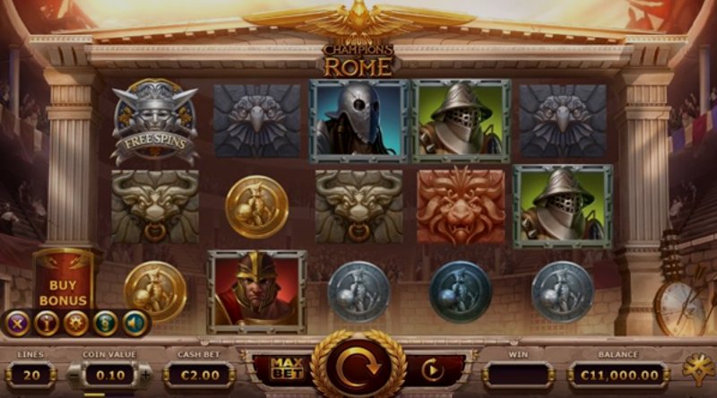 Play Champions of Rome by Champion at 1Win Casino