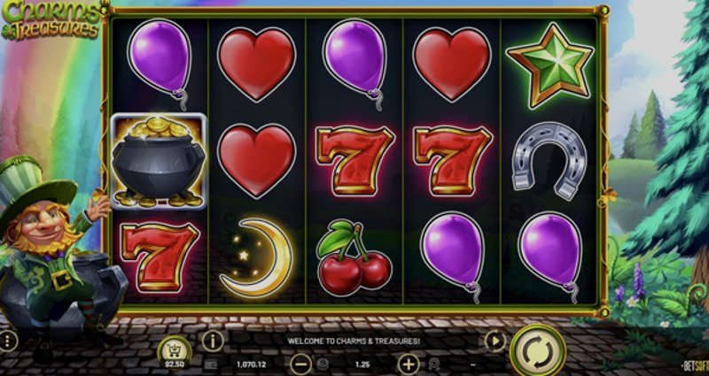 Play Charms and Treasures by Betsoft at 1Win Casino