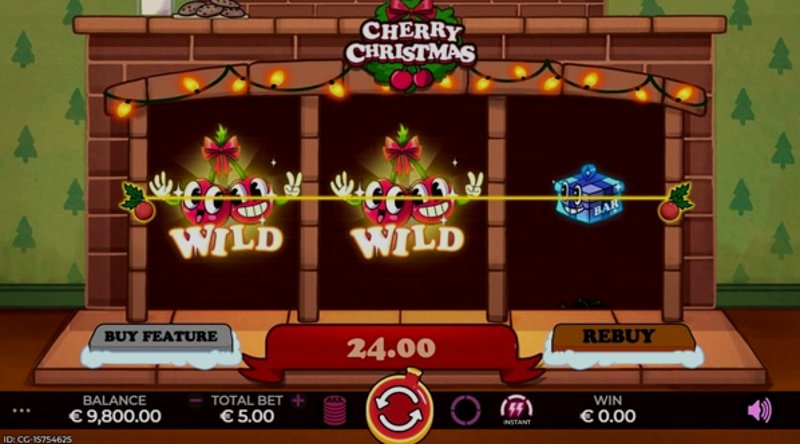 Play Cherry Christmas by Caleta at 1Win Casino