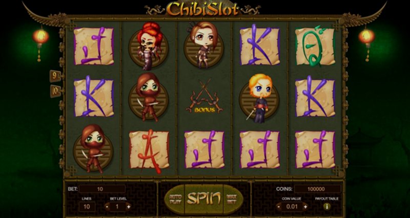 Play Chibi Slot by Thunderspin at 1Win Casino