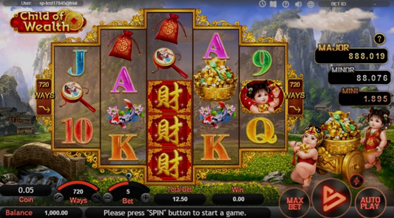 Play Child of Wealth by Simpleplay at 1Win Casino