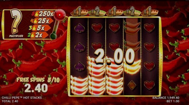 Play Chilli Pepe Hot Stacks by Games Global at 1Win Casino