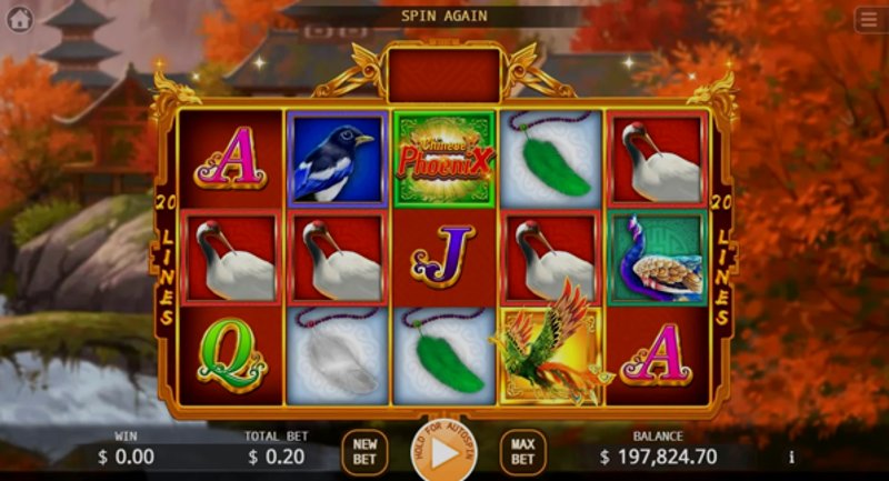 Play Chinese Phoenix by Kaga at 1Win Casino