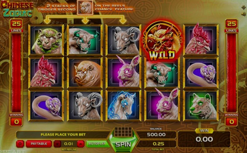 Play Chinese Zodiac by Tpg at 1Win Casino