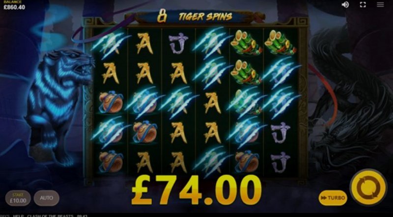 Play Clash of the Beasts by Red Tiger at 1Win Casino