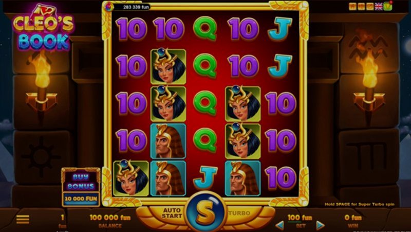 Play Cleos Book by Belatra at 1Win Casino