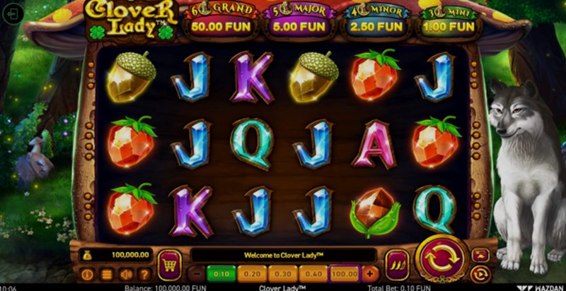 Play Clover Lady by Wazdan at 1Win Casino