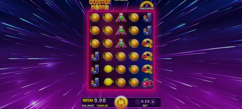 Play Cluster Mania by Eurasian Gaming at 1Win Casino