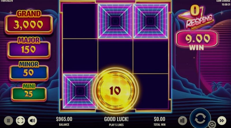 Play Coin Charge by Platipus at 1Win Casino