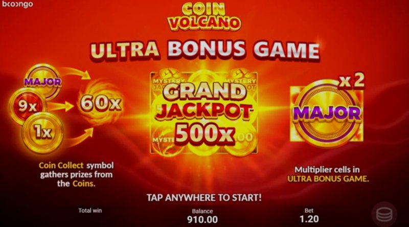 Play Coin Volcano by 3 Oaks Gaming at 1Win Casino