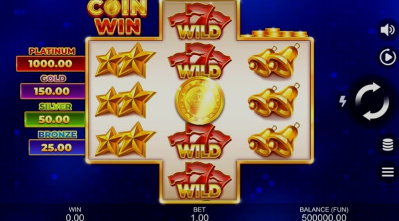 Play Coin Win: Hold The Spin by Gamzix at 1Win Casino