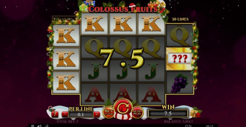 Play Colossus Fruits Christmas Edition by Spinomenal at 1Win Casino