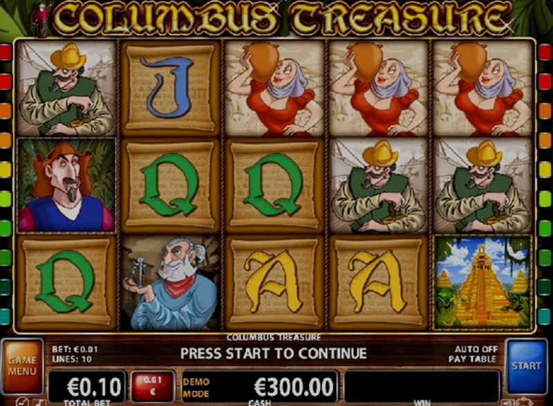 Play Columbus Treasure by Ct Interactive at 1Win Casino