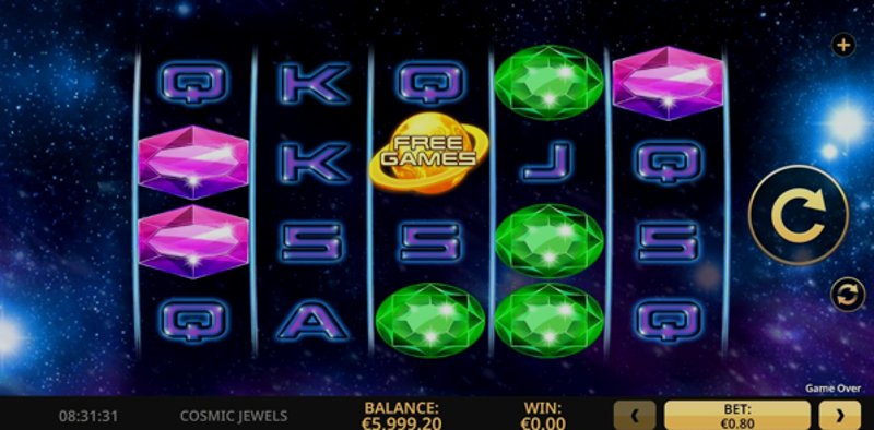 Play Cosmic Jewels by High5 at 1Win Casino