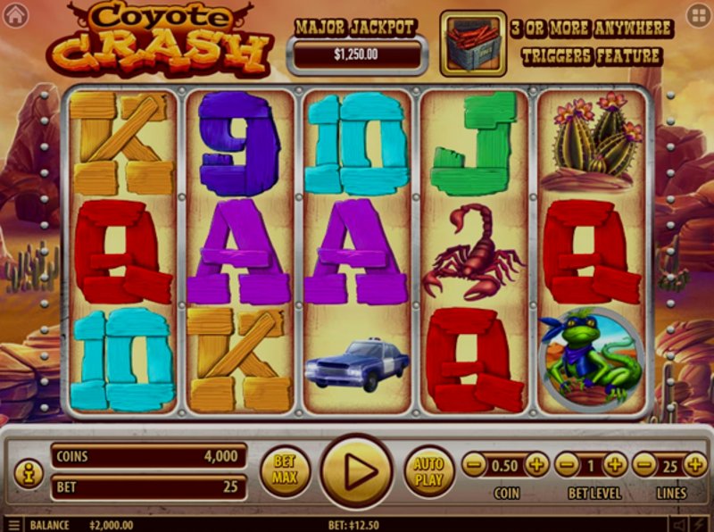 Play Coyote Crash by Habanero at 1Win Casino