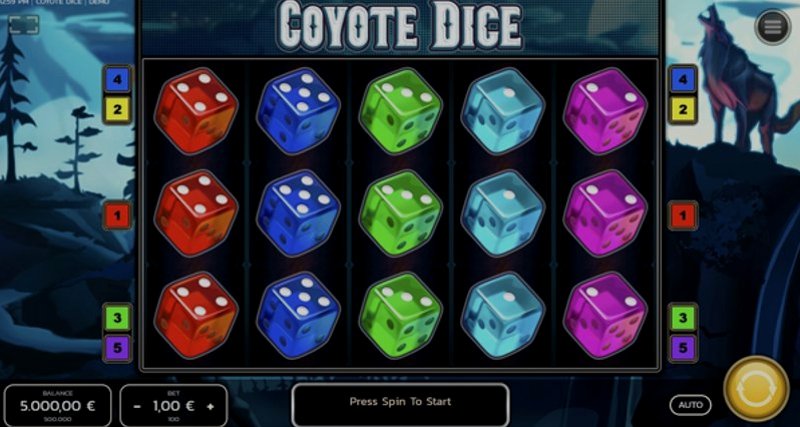 Play Coyote Dice by Fazi at 1Win Casino