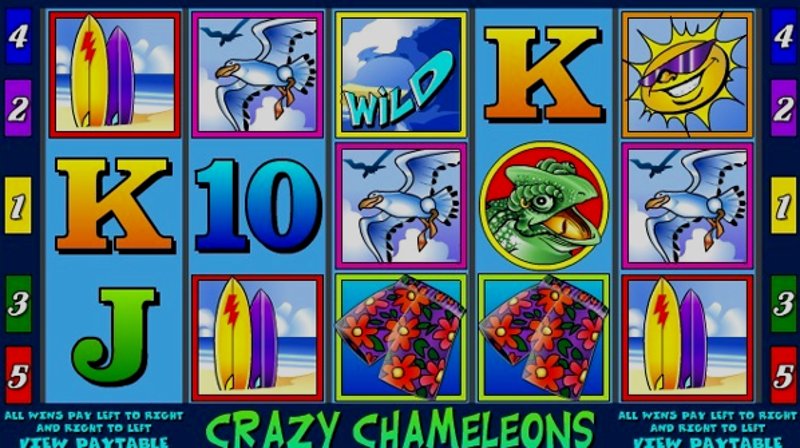 Play Crazy Chameleons by Microgaming at 1Win Casino