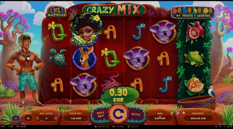 Play Crazy Mix by Truelab at 1Win Casino