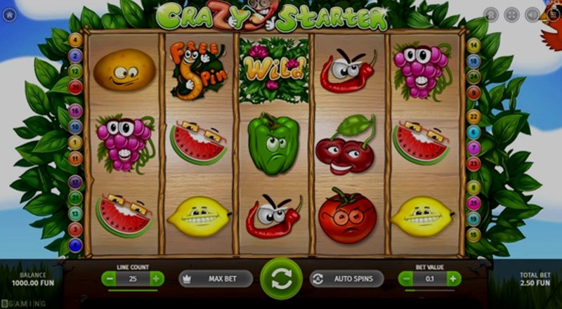 Play Crazy Starter by Bgaming at 1Win Casino