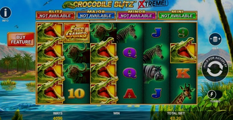 Play Crocodile Blitz by Playtech at 1Win Casino