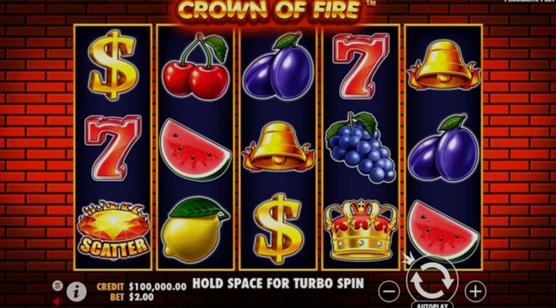 Play Crown of Fire by Pragmatic at 1Win Casino