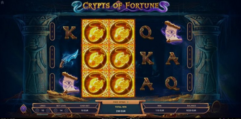 Play Crypts of Fortune by Truelab at 1Win Casino