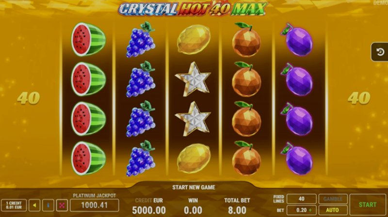 Play Crystal Hot 40 Max by Fazi at 1Win Casino