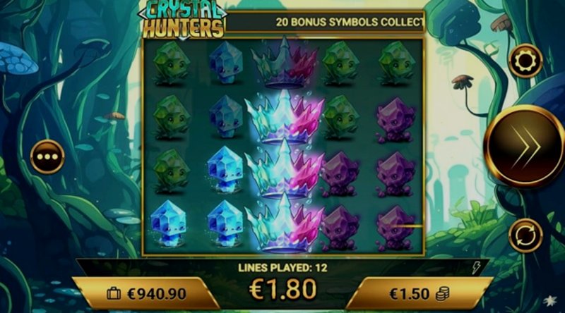 Play Crystal Hunters by Amigogaming at 1Win Casino