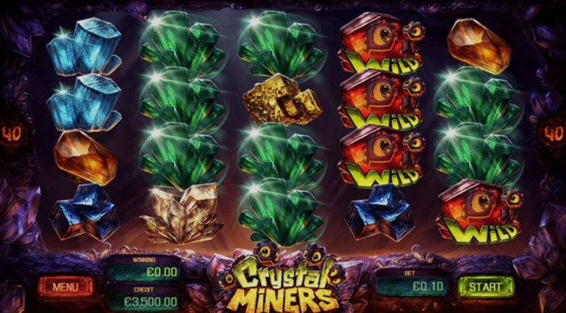 Play Crystal Miners by Apollo Play at 1Win Casino