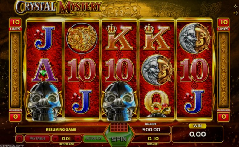 Play Crystal Mystery by Gameart at 1Win Casino