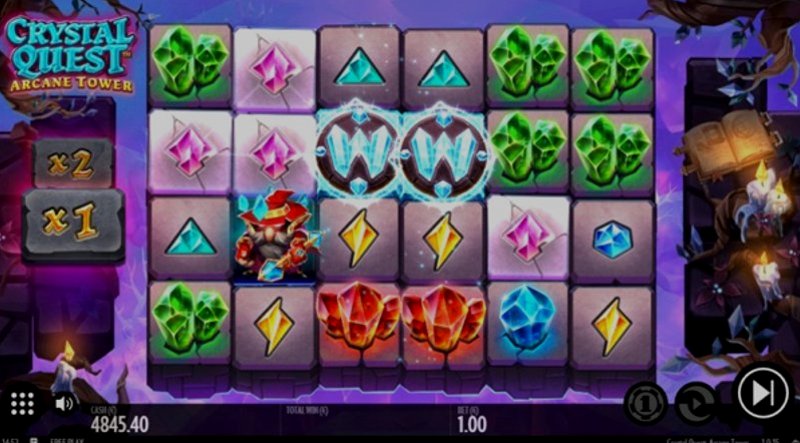 Play Crystal Quest Arcane Tower by Thunderkick at 1Win Casino