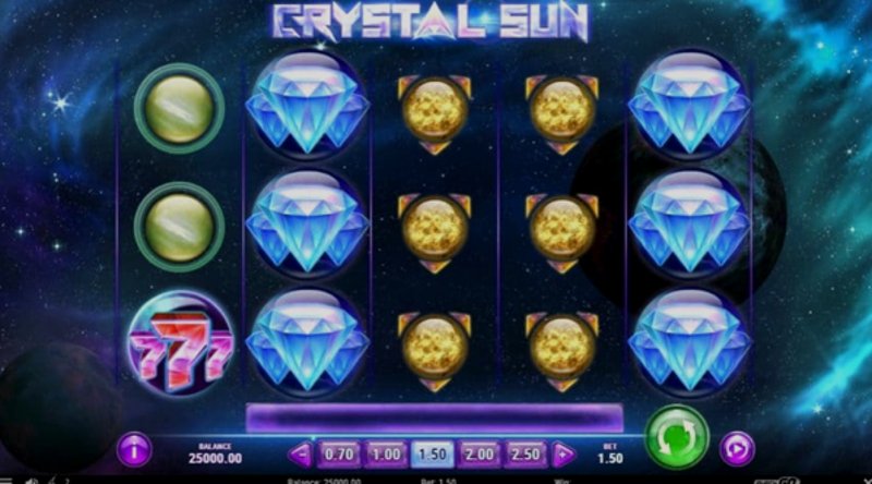 Play Crystal Sun by Playn Go at 1Win Casino