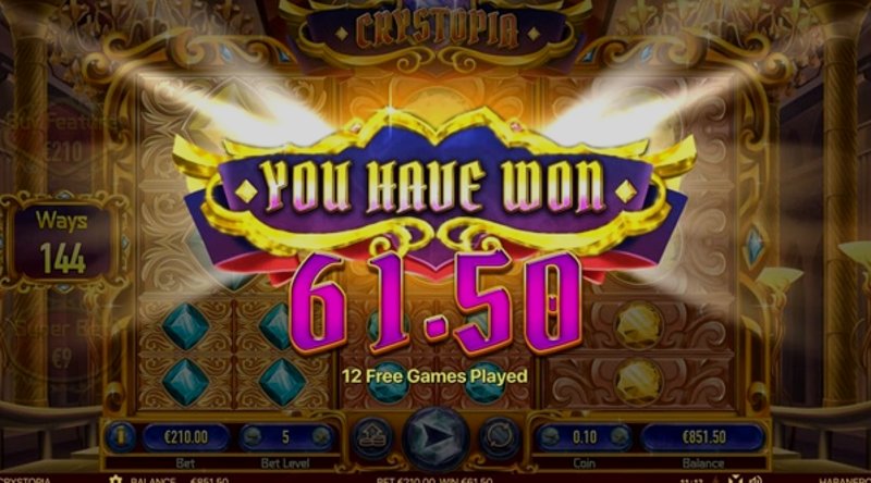 Play Crystopia by Habanero at 1Win Casino