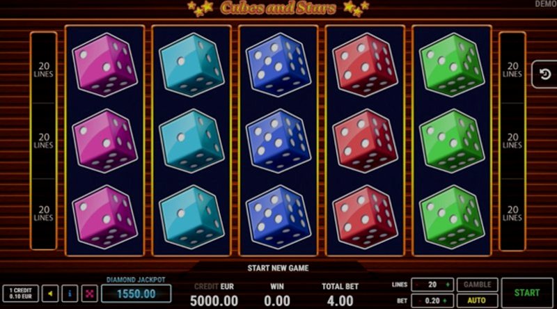 Play Cubes and Stars by Fazi at 1Win Casino