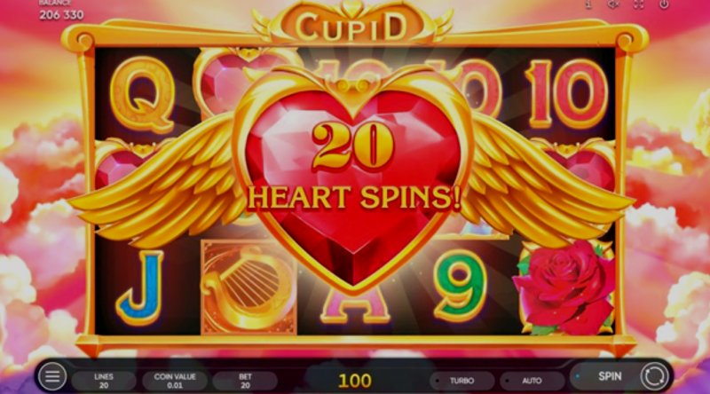 Play Cupid by Endorphina at 1Win Casino