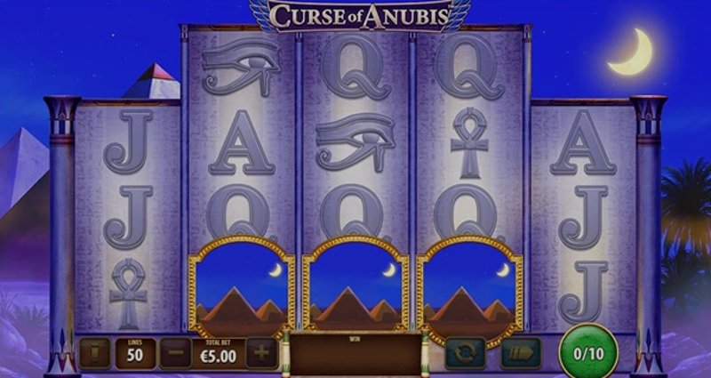 Play Curse of Anubis by Playtech at 1Win Casino