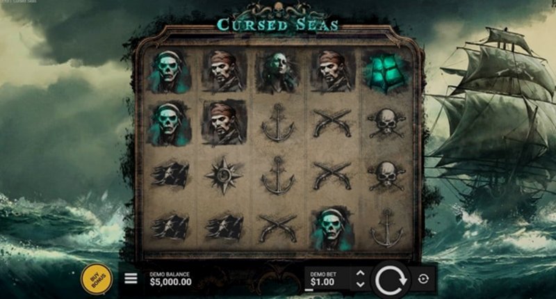 Play Cursed Seas by Hacksaw at 1Win Casino