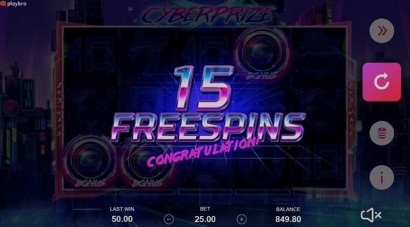 Play Cyberprize by Playbro at 1Win Casino