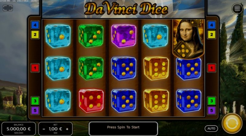 Play Da Vinci Dice by Fazi at 1Win Casino