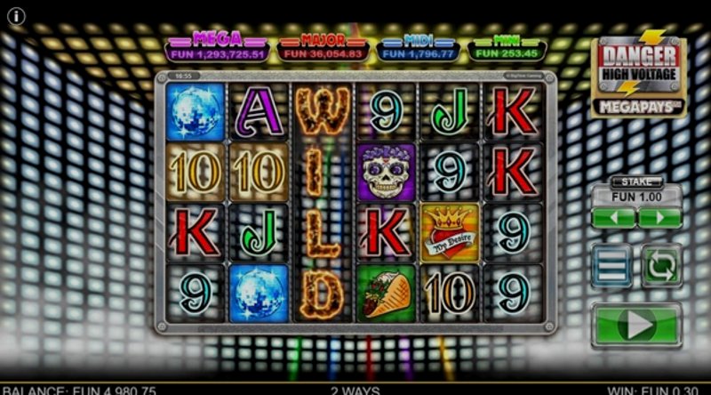 Play Danger High Voltage by Big Time Gaming at 1Win Casino