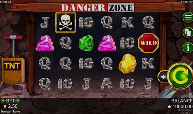 Play Danger Zone by Booming at 1Win Casino