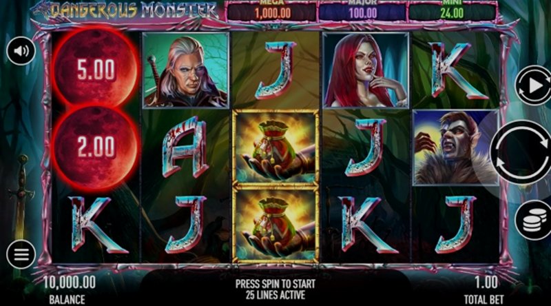 Play Dangerous Monster by Gamebeat at 1Win Casino